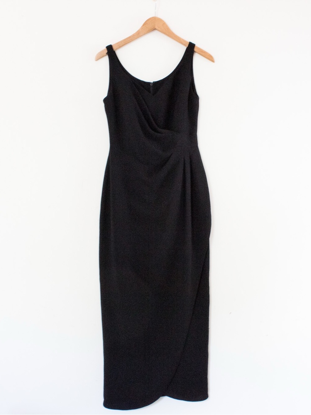 David Warren New York | Vintage 90's Sleeveless Black Cocktail Dress | Size 4